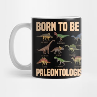 Paleontologist Dinosaurs Fathers Day Gift Funny Retro Vintage Mug